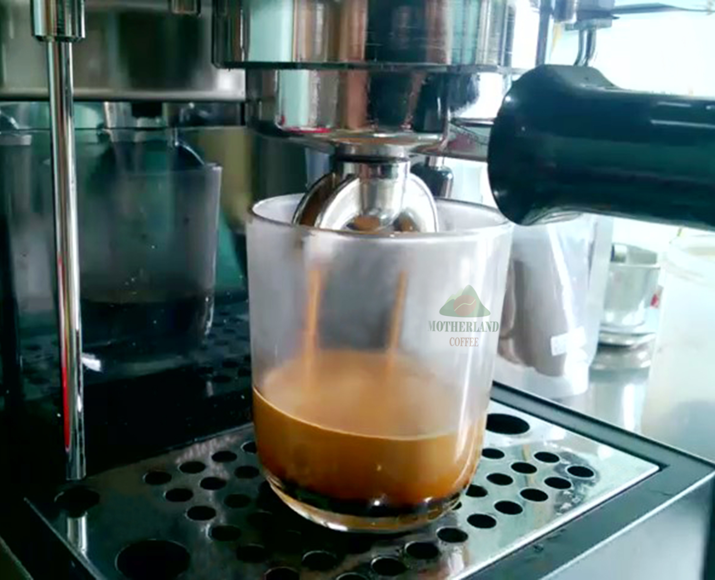 cà phê motherland dùng cho pha máy