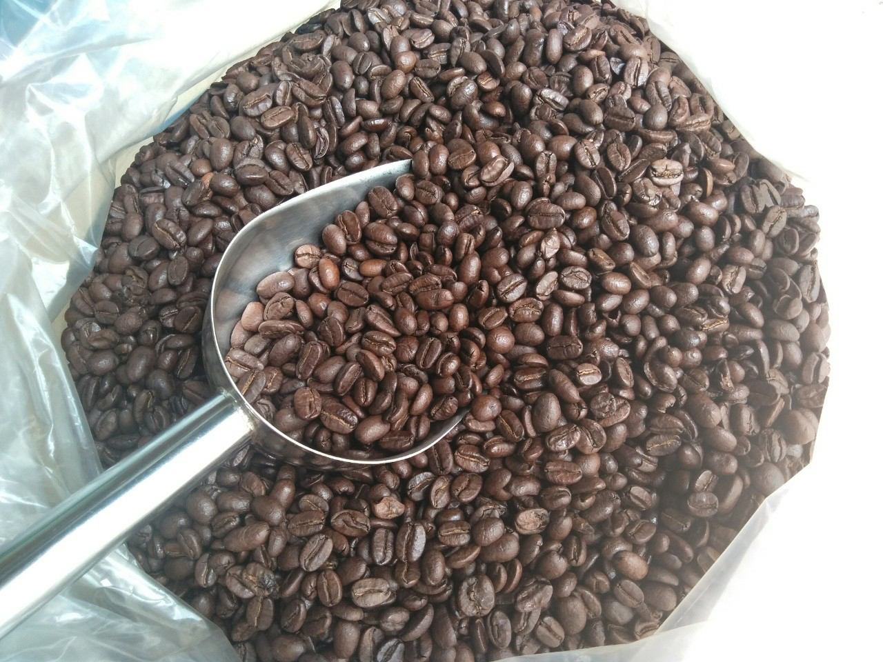 cà phê pha máy motherland hạt đẹp sàn 18