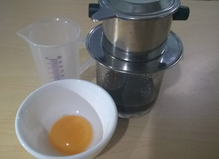 cách pha cafe trứng ngon