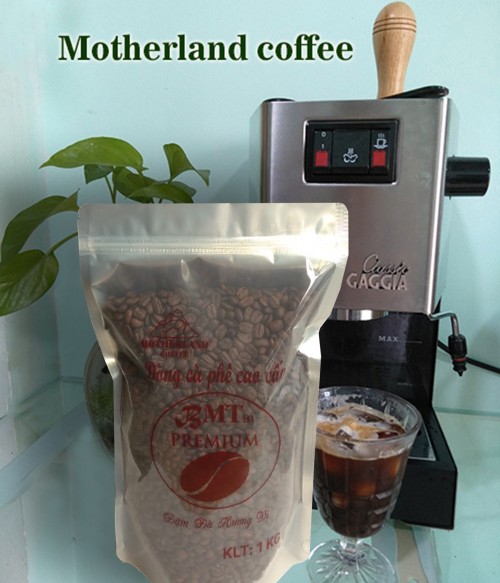 CAFE HẠT ESPRESSO MOTHERLAND GÓI 1KG